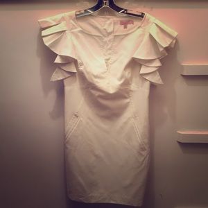 NWOT Ted Baker Cream Colored Dress- size 4